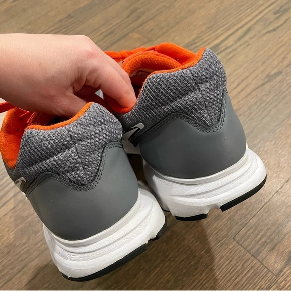 Nike Downshifter 6 Running Shoes Grey/Orange Mens 13 684652-005 - Picture 11 of 13